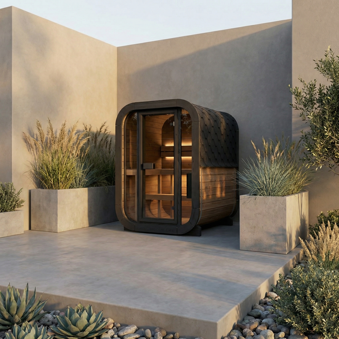 SaunaLife – Cube Series CL3G Outdoor Sauna Kit