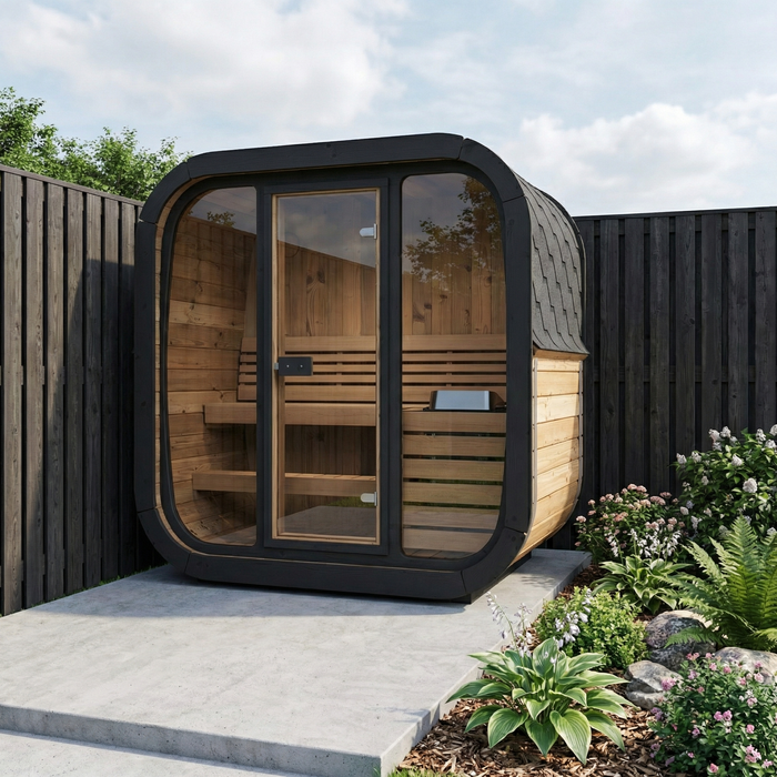 SaunaLife – Cube Series CL4G Outdoor Sauna Kit