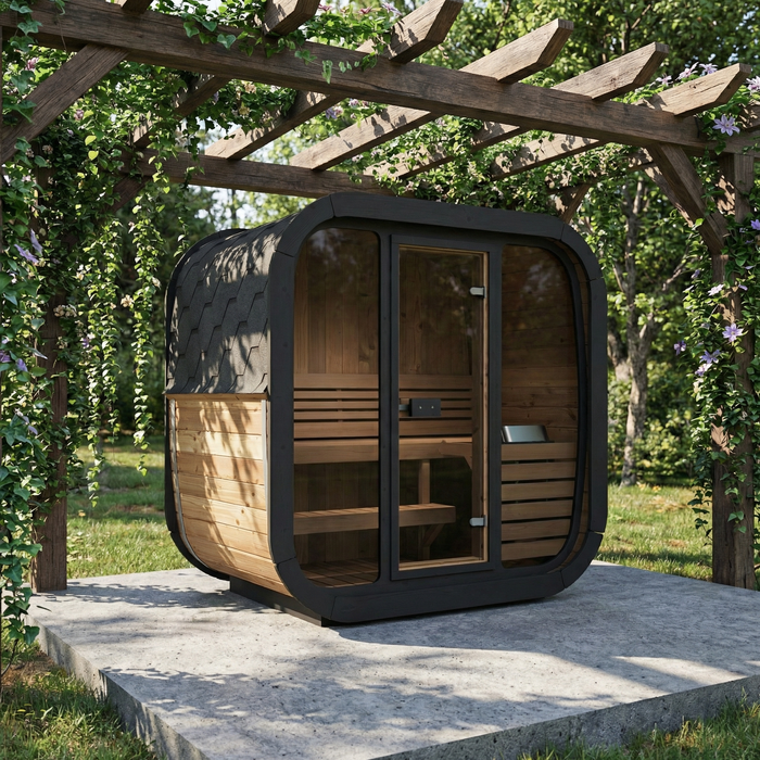 SaunaLife – Cube Series CL4G Outdoor Sauna Kit
