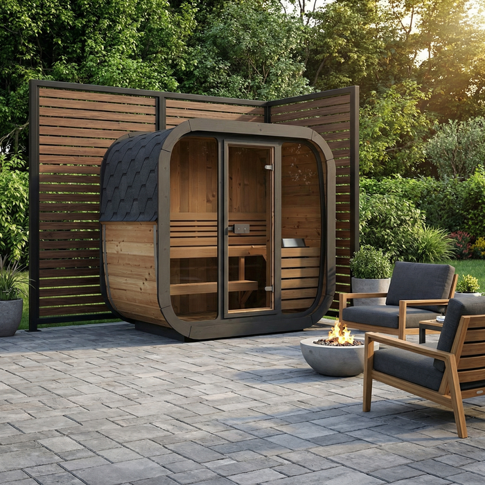 SaunaLife – Cube Series CL4G Outdoor Sauna Kit