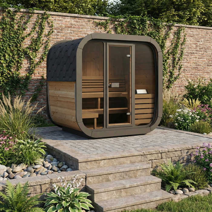SaunaLife – Cube Series CL5G Outdoor Sauna Kit