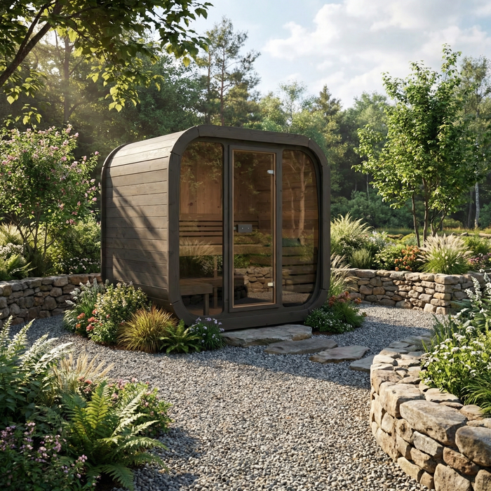 SaunaLife – Cube Series CL5G Outdoor Sauna Kit