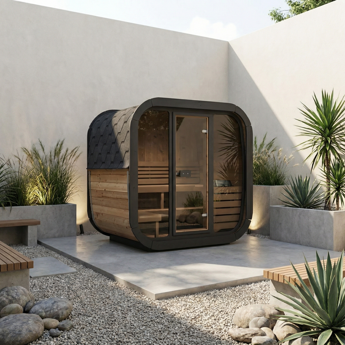 SaunaLife – Cube Series CL5G Outdoor Sauna Kit