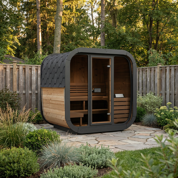SaunaLife – Cube Series CL5G Outdoor Sauna Kit