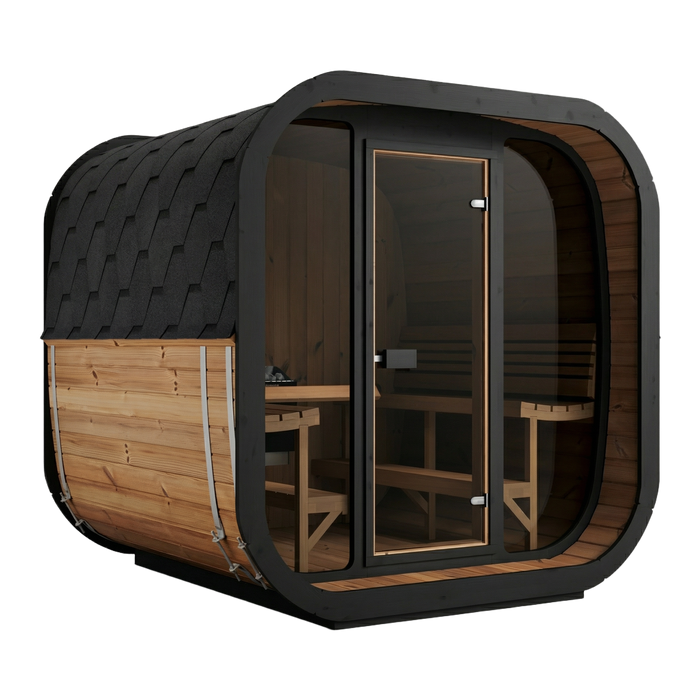 SaunaLife – Cube Series CL7G Outdoor Sauna Kit