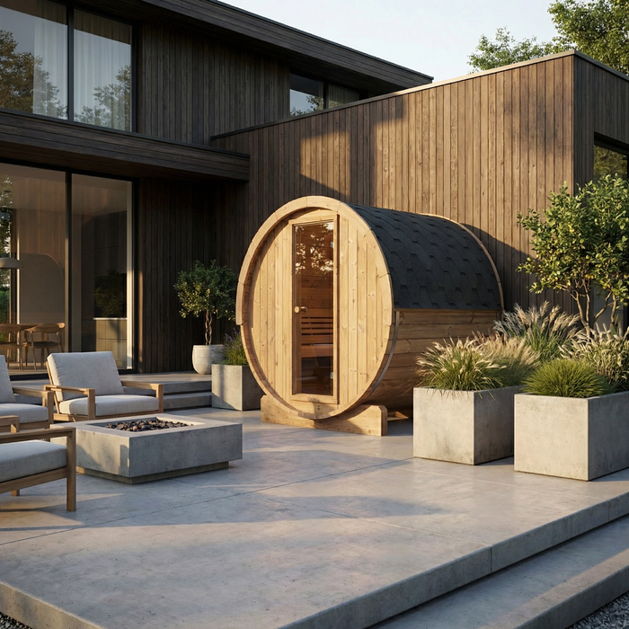 SaunaLife - Ergo Series E6 Barrel Sauna Kit