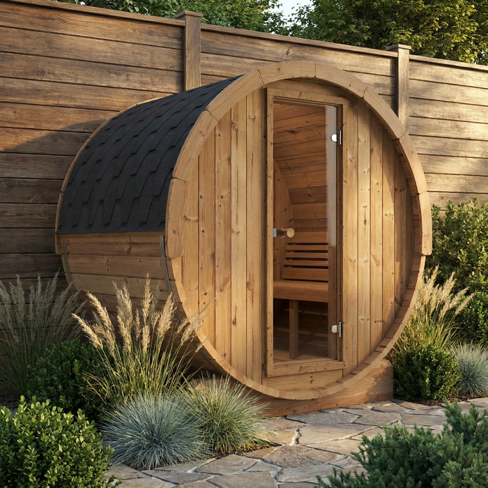 SaunaLife - Ergo Series E6 Barrel Sauna Kit