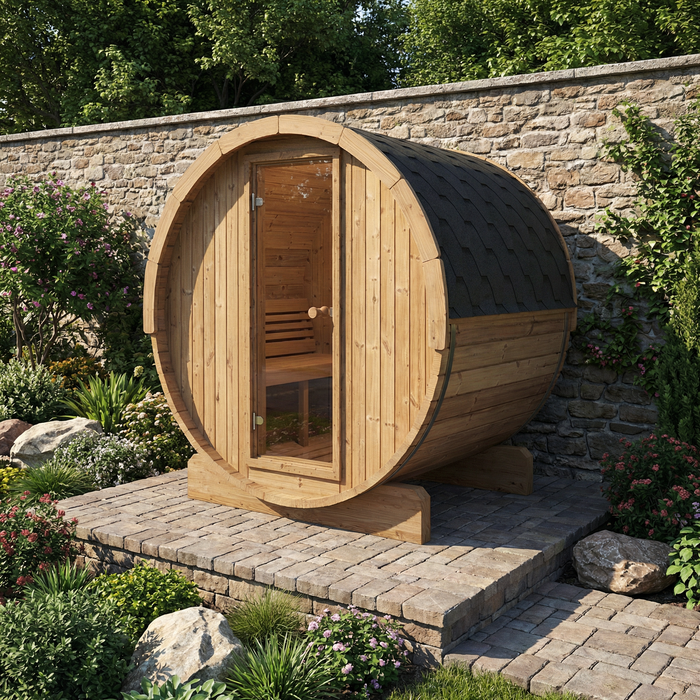 SaunaLife - Ergo Series E6 Barrel Sauna Kit