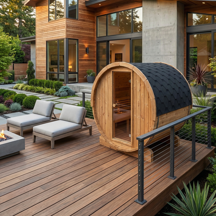 SaunaLife - Ergo Series E6 Barrel Sauna Kit
