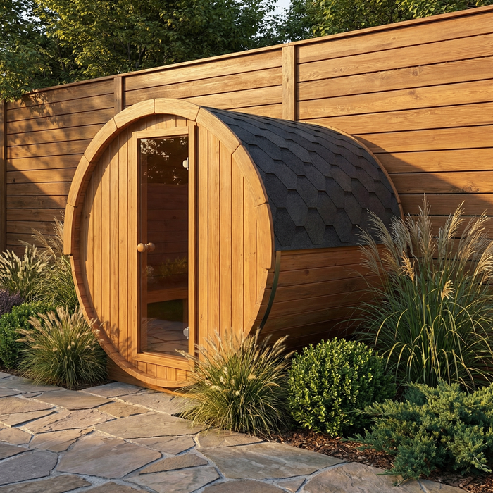 SaunaLife - Ergo Series E7 Barrel Sauna Kit