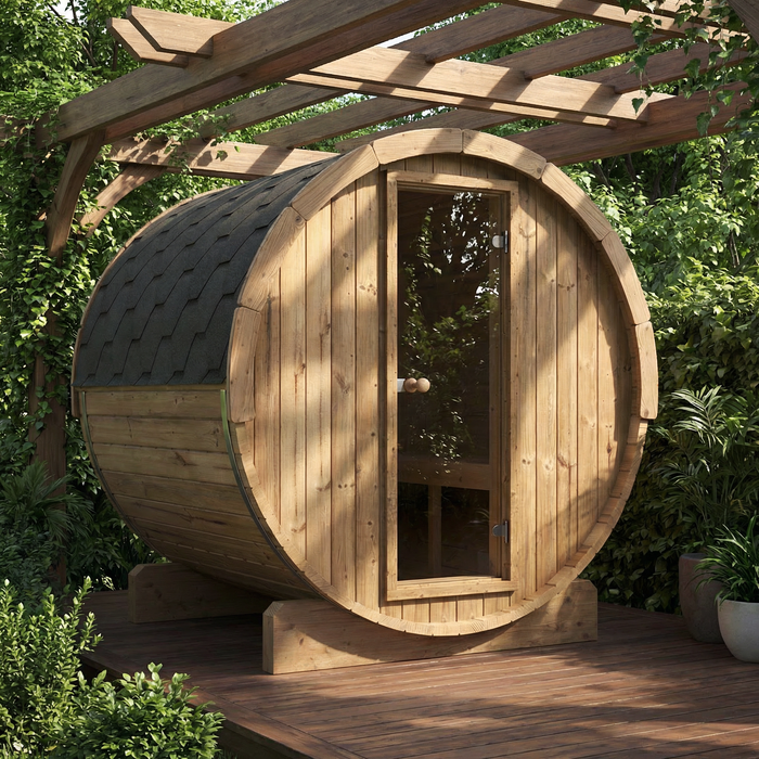 SaunaLife - Ergo Series E7 Barrel Sauna Kit