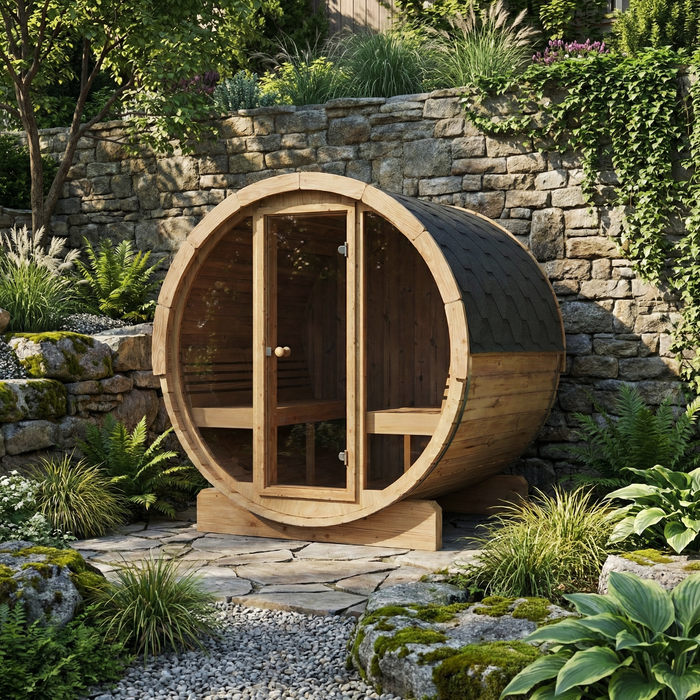 SaunaLife - Ergo Series E7G Barrel Sauna Kit