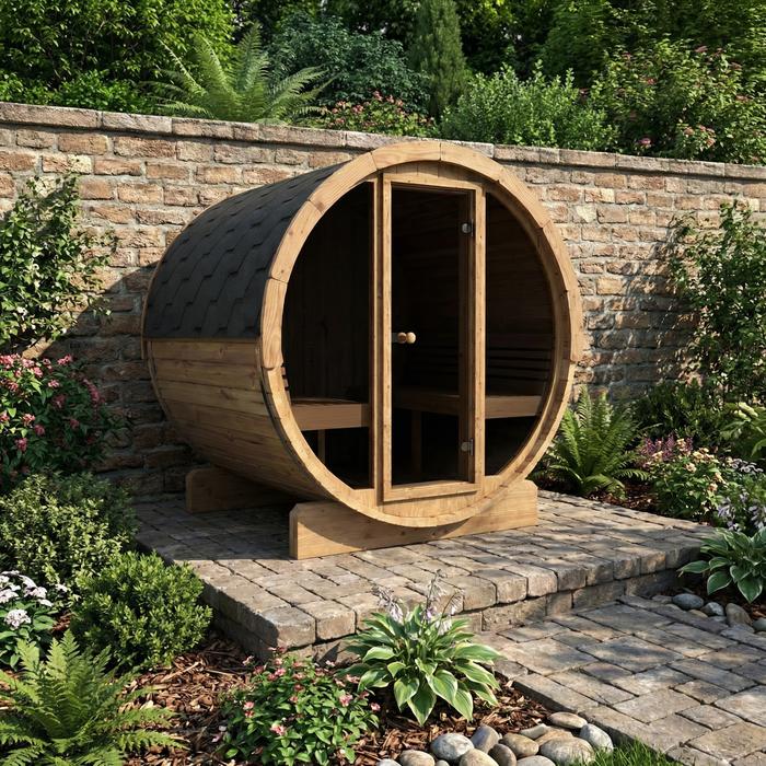 SaunaLife - Ergo Series E7G Barrel Sauna Kit