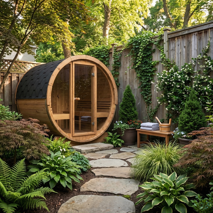 SaunaLife - Ergo Series E7G Barrel Sauna Kit