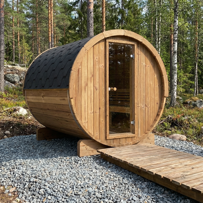 SaunaLife - Ergo Series E8 Barrel Sauna Kit