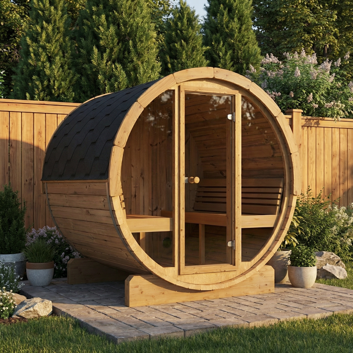 SaunaLife - Ergo Series E8G Barrel Sauna Kit