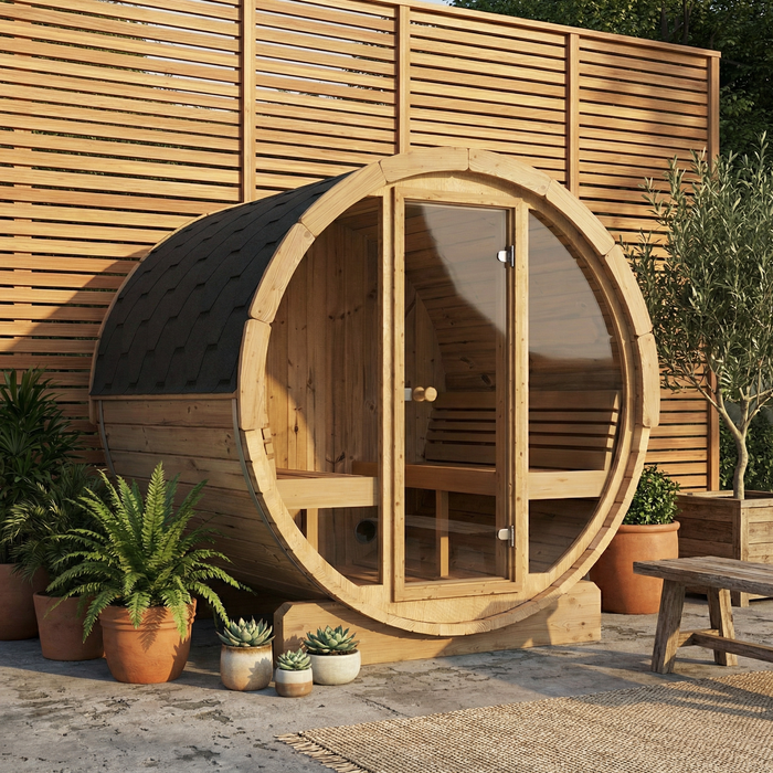 SaunaLife - Ergo Series E8G Barrel Sauna Kit