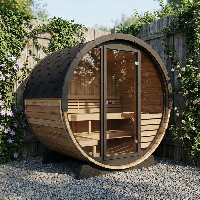 SaunaLife - Ergo Elegance Series EE6G Barrel Sauna Kit