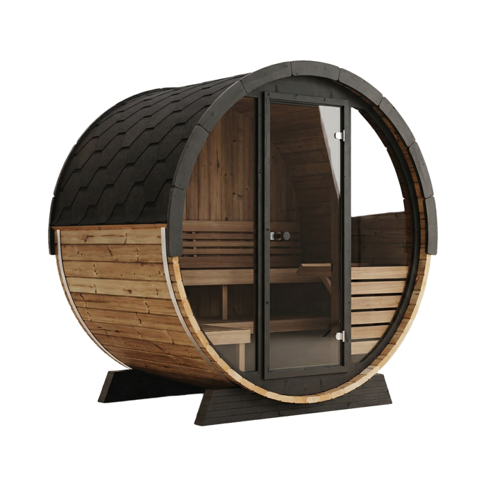 SaunaLife - Ergo Elegance Series EE6G Barrel Sauna Kit