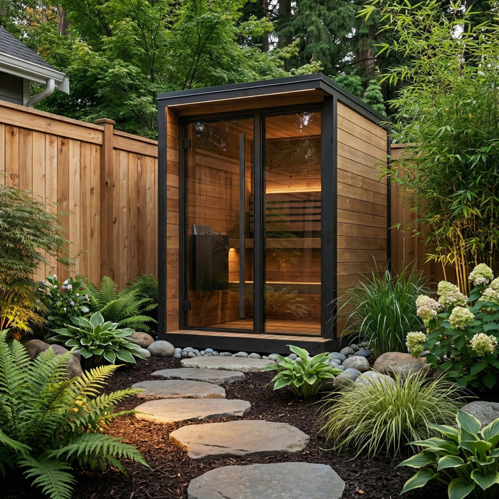 SaunaLife - Garden Luxury Series GL4 Outdoor Sauna Kit