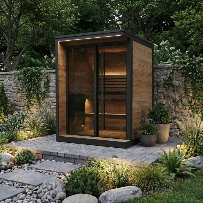 SaunaLife - Garden Luxury Series GL4 Outdoor Sauna Kit