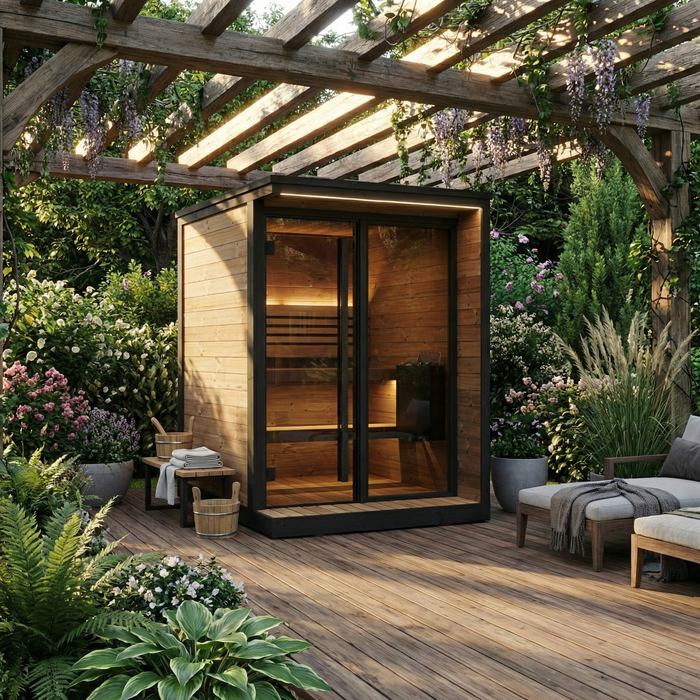 SaunaLife - Garden Luxury Series GL4 Outdoor Sauna Kit