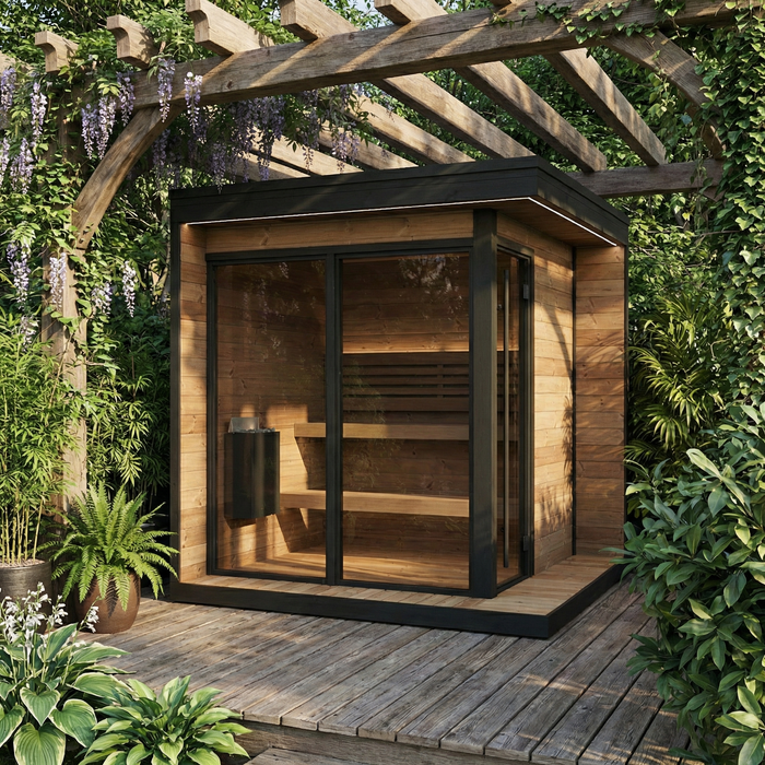 SaunaLife - Garden Luxury Series GL6 Outdoor Sauna Kit