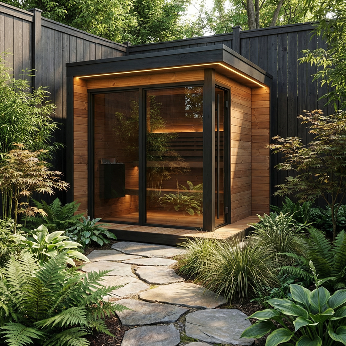 SaunaLife - Garden Luxury Series GL6 Outdoor Sauna Kit