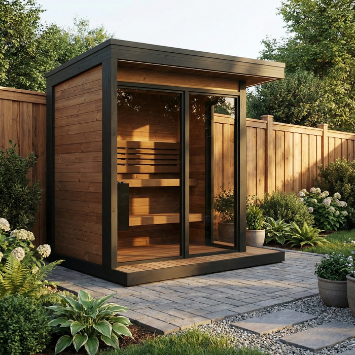 SaunaLife - Garden Luxury Series GL6 Outdoor Sauna Kit