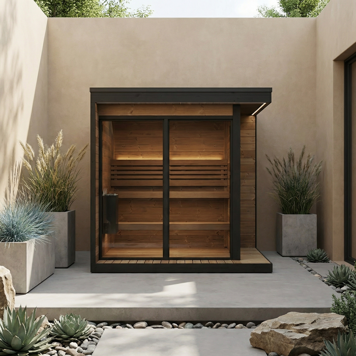 SaunaLife - Garden Luxury Series GL6 Outdoor Sauna Kit