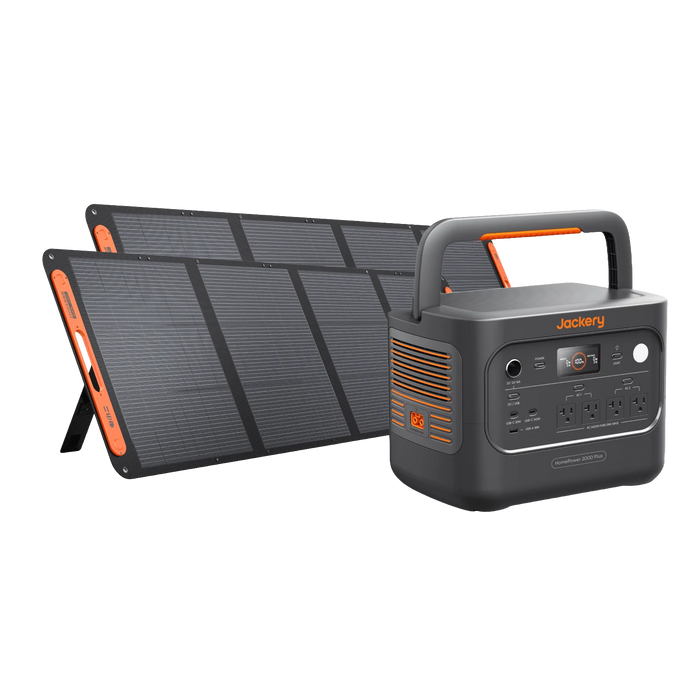 Jackery - HomePower 2000 Plus v2 + 500W Solar Panel